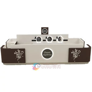 Plante beauté du visage extension de cils vitrine armoire en verre magasin rénové éclairage Led crayon à sourcils kiosque - Product Image 1