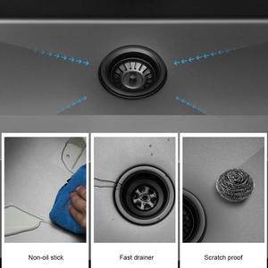 อ่างล้างจานอัจฉริยะหน้าจอดิจิตอลมัลติฟังก์ชันพร้อมก๊อกน้ำแบบดึงออกและดีไซน์น้ำตกทำจากสเตนเลสสตีล - Product Image 5