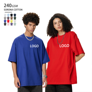T-shirts SORONA à effet rafraîchissant, respirants, de haute qualité, col rond, logo personnalisé, vêtements de sport haut de gamme pour hommes - Product Image 1