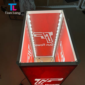 Installation rapide en aluminium sans cadre support d'exposition en gros Portable Led Light Up exposition salon rétro-éclairé compteur - Product Image 6