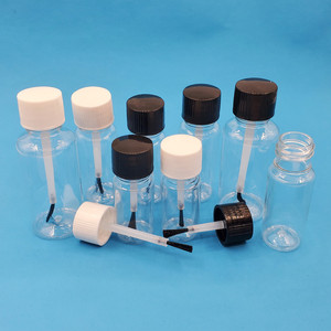 Cho rõ ràng nhựa sơn móng tay chai rỗng 5ml 10ml 15ml 20ml 30ml mỹ phẩm <span class=keywords><strong>container</strong></span> bàn chải cho chất lỏng mẫu Màn hình in ấn - Product Image 3