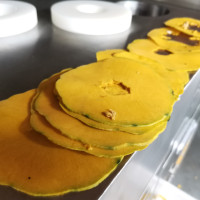 Dq Guangzhou Daqiao Industriële Commerciële Fruitsnijmachine Pompoen Productielijn Met Motor Vers Fruit Snijden Verwerking