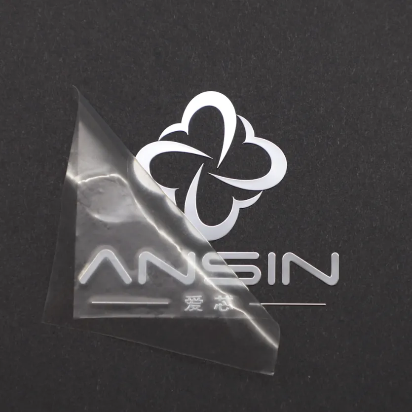 Özel baskı 3D Logo Uv Transfer yapışkan etiket elektron şekillendirme Metal nikel siyah su geçirmez kendinden yapışkan çıkartmalar