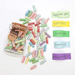 La migliore vendita di capsule d'amore Pre-<span class=keywords><strong>scritte</strong></span> personalizzate lettere in barattolo a forma di cuore per la festa della mamma di san valentino - Product Image 2