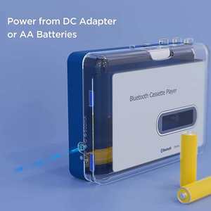 Reproductor de Casetes Portátil con Bluetooth, Compatible con MP3, BT 4.2, con Micrófono de 3.5mm y Conector para Auriculares - Product Image 4