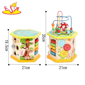 2023 New Arrival Educational Wooden Discover <strong>Activity</strong> <strong>Cube</strong> for Kids W11B237 - Product Image 3
