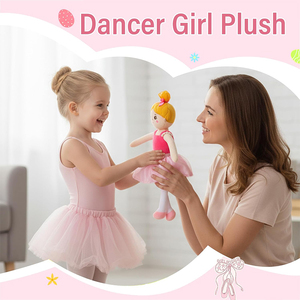 Poupées Princesse Ballerine Douces, Jouet en Peluche pour Bébé Princesse, Idéal pour les Amoureuses du Ballet, les Danseuses, les Sœurs, Cadeaux d'Anniversaire, Fête des Enfants - Product Image 3