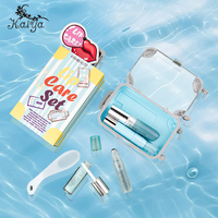 Ensemble de soins pour les lèvres bio, vegan, écologique, hydratant en profondeur, tout-en-un, kit essentiel pour les soins des lèvres, protection SPF pour des lèvres douces