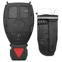 Vehicle Black 4 Buttons BZ Key Fob Locksmith Car Remote Control Keys With Blank Blade