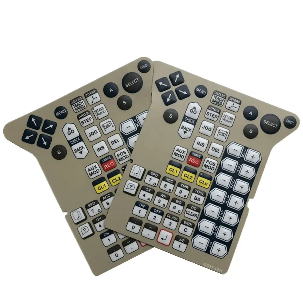 Hot sell embossing buttons, metal domes, UV resistance, water proof keyboard used at outdoor