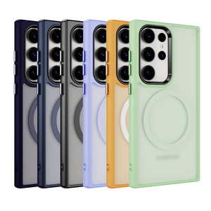 Custodia rigida <span class=keywords><strong>per</strong></span> paraurti in pelle con custodia magnetica antiurto <span class=keywords><strong>per</strong></span> telefono cellulare <span class=keywords><strong>per</strong></span> <span class=keywords><strong>Samsung</strong></span> <span class=keywords><strong>Galaxy</strong></span> <span class=keywords><strong>S22</strong></span> S23 S24 <span class=keywords><strong>Ultra</strong></span> - Product Image 2