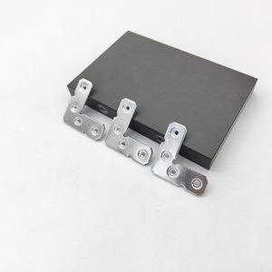 Aluminum Frame <b>Corner</b> <b>Bracket</b> 45x16mm L Shaped Connector For <b>Mirror</b> Table Chair Furniture Hardware Support - Product Image 1