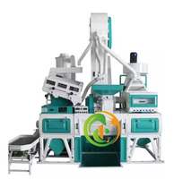 Décortiqueuse de Riz Combinée Automatique de 15 T/J à Usage Agricole avec Nettoyeur et Blanchisseur de Riz Paddy