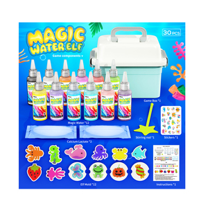 Juguete de juego diy para niños con agua mágica de animales lindos creativos educativos - Product Image 1