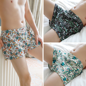 Calzoncillos de Hombre de Algodón con Estampado de Grafiti, Tejido Sin Costuras, Transpirables, Ecológicos, para el Hogar y el Tiempo Libre, Venta al Por Mayor - Product Image 3