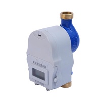 Compteur d'eau intelligent sans fil HanQian à carte prépayée, débitmètre intelligent à distance, calibre 15 mm, 2,5 m/h, fileté en laiton
