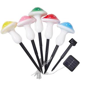 سلسلة إضاءة <span class=keywords><strong>LED</strong></span> شمسية على شكل فطر للحديقة، مصباح صغير مقاوم للماء لتزيين المناظر الطبيعية وإنارة الشوارع في الفناء والحديقة - Product Image 2