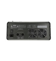 Mélangeur audio DJ professionnel 350W * 2 étages Console de mixage audio SMR 6/8 canaux avec amplificateur USB 24DSP matériau métallique