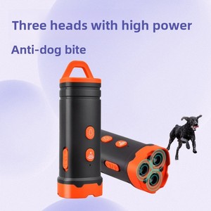 Haute puissance Rechargeable Triple Core <span class=keywords><strong>ultrasons</strong></span> chien répulsif longue Distance Anti-aboiement dispositif de formation extérieur en plastique chat - Product Image 5