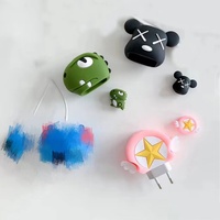Nuevo Juego de Fundas de Silicona 2 en 1 para Cable de Carga con Diseño de Dibujos Animados para iPhone 20W