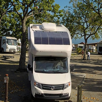 Nouveaux panneaux solaires flexibles CIGS, efficacité de 16,3 %, légers, 70Wp-500Wp, transportables, film mince enroulable, remorques de camions