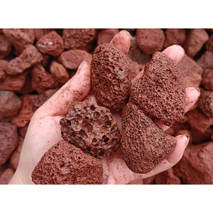 <span class=keywords><strong>Piedra</strong></span> volcánica Natural de alta calidad, <span class=keywords><strong>piedra</strong></span> de lava negra y roja para decoración, suministro de bajo precio para uso de productos químicos de papel - Product Image 3