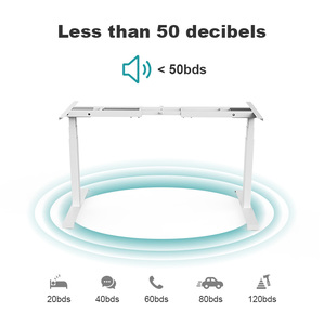 Soporte mecánico de pie para oficina, soporte de escritorio con bandeja de cable - Product Image 6