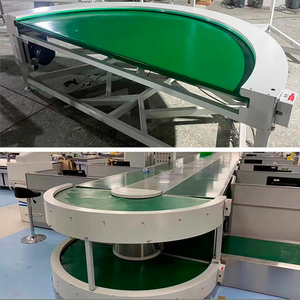 Modulair Industrieel Aan Te Passen Graad Gebogen Pvc Rubber Riem Speciaal Gevormde Draaiende Rollenbaan Transportlijn Fabrikant - Product Image 4