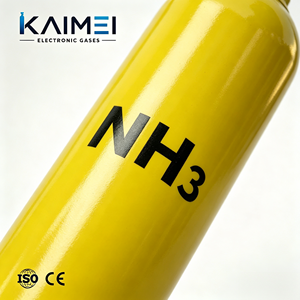 Cilindro de Gas Amoníaco de Acero de Alta Pureza 99.999% Personalizado, 10L/16L 5kg <span class=keywords><strong>NH3</strong></span>, Válvula Resistente a la Corrosión para Laboratorio - Product Image 5