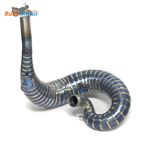 Collecteur d'échappement pour <span class=keywords><strong>GASGAS</strong></span>/HUSQVARNA/KTM <span class=keywords><strong>300</strong></span> Tuyau d'échappement en alliage de titane Plus de soudure Tuyau d'échappement avant universel 2021-<span class=keywords><strong>2023</strong></span> - Product Image 2