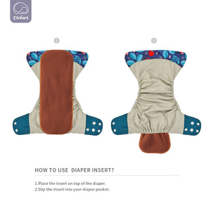 Elinfant новые моющиеся и экологически чистые Водонепроницаемые детские серые сетчатые быстросохнущие тканевые подгузники - Product Image 4