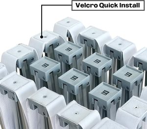 ฉากหลังพับได้แบบพกพาขนาด 10 ฟุต 8 ฟุต พร้อมขาตั้งสำหรับงานแสดงสินค้า - Product Image 4