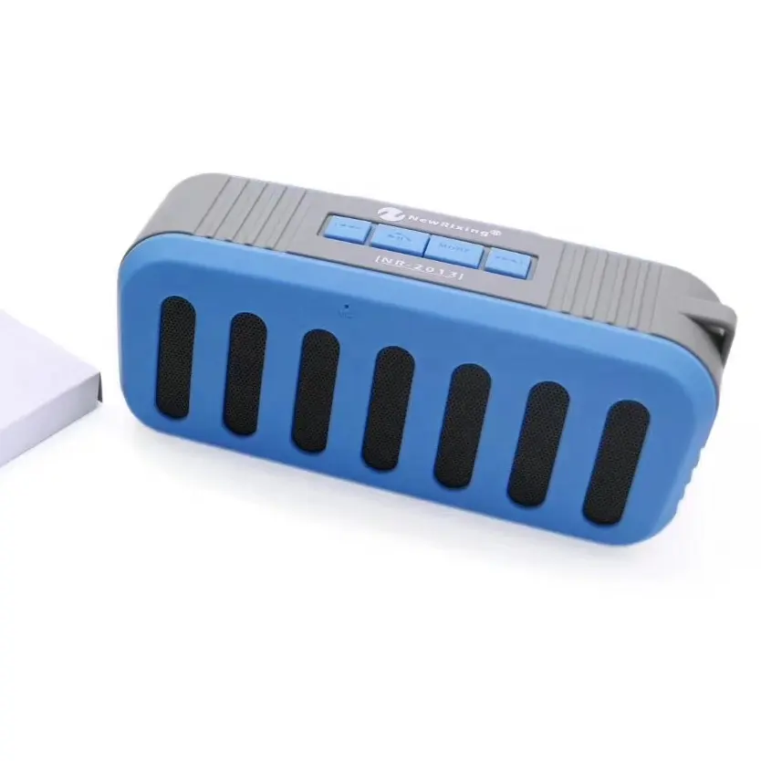 NR-2013 NewRixing Blue zahn Wireless Speaker Support USB TF CARD FM RADIO Blue zahn Speaker