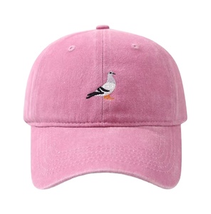 Gorra de béisbol unisex de algodón 100% con bordado de paloma, estilo lavado, para deportes al aire libre, pesca y sombra, nueva colección otoño 2026 - Product Image 1