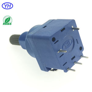 R16R2S Muestras gratuitas Potenciómetro rotatorio con interruptor de 10A 10k 250k 470K 500k ohm de película de carbono - Product Image 4