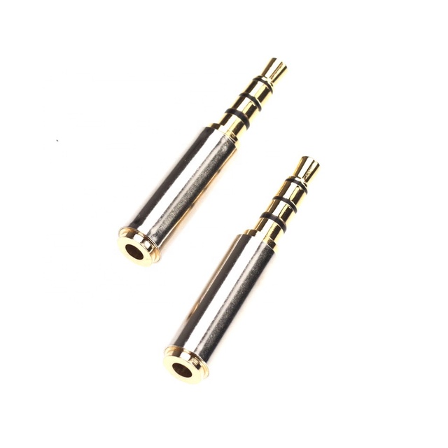 3.5mm Jack Male to 2.5mm Female Stereo Earphone Audio Headphone Adapter Converter Connector for Mobile Phone