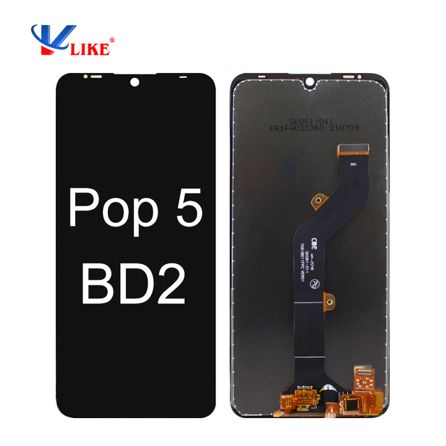 Mobile Phone LCDs for Tecno Pop 5 BD2 Lcd Screen Wholesale for Tecno Pop 5 Display for Tecno Pop 5 Touch Screen Replacement