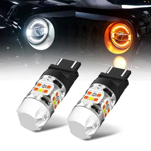 SEKO lampu sein led 3156 3157 p27/5W, lampu LED siang otomotif untuk jeep wrangler jk, aksesori lampu led