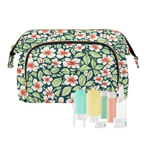 Wholesale Custom Logo Soft Luxury Cosmetic Bag Quilted Makeup Pouch Quilted Make up Bag Zipper Bag - Product Image 1