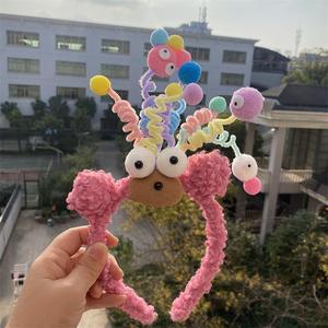 Nuovo arrivo bambini accessori per capelli divertenti ragazze fascia per capelli simpatico cartone animato scimmia fascia per regalo di compleanno - Product Image 3