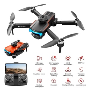 Drone K102 Max 2024 avec double caméra, moteur brushless, évitement d'obstacles par flux optique, conception pliable conviviale pour débutants, plastique, 500M - Product Image 3