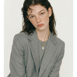 JINYOU 1050 Elegante Collar con Colgante de Perla Natural Barroca Cuadrada y Circonita, con Cadena de Acero Inoxidable Chapada en Oro - Product Image 5