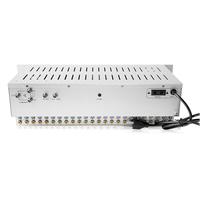 SK-24M Modulateur RF 24-en-1 Châssis de tête de réseau 24 Canaux Analogiques CATV NTSC/PAL 45-860MHz Plug & Play Fibre Optique