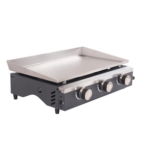 Plaque plate en acier inoxydable, grill à gaz, Grill à 3 brûleurs, grill à <span class=keywords><strong>Plancha</strong></span> - Product Image 3