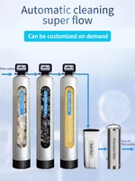 Filtre d'assèchement en résine échangeuse d'ions en fibre de verre Système d'adoucisseur d'eau avec média de pompe utilisé pour la filtration du traitement de l'eau à domicile