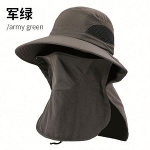 Sombreros de Pesca de Malla Transpirables e Impermeables para Hombre, Estilo Safari Boonie, Protección Solar, Venta al por Mayor - Product Image 1