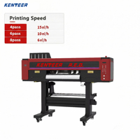 Produsen Printer DTF Bersertifikat CE Grosir, Printer Direct to Film Ukuran 60cm A1 untuk Transfer Panas pada Kain Gelap dan Terang