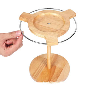 Wooden <b>Rotating</b> Sunglasses Display <b>Rack</b> 12 Slots Multipurpose Desktop Organizer Eco Friendly Eyewear <b>Storage</b> Stand - Product Image 4