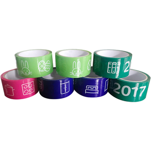 Vente en gros de colle d'emballage imprimée transparente personnalisée Bopp film transparent ruban d'emballage personnalisé - Product Image 3