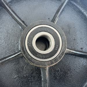 Roues à roulement à billes <span class=keywords><strong>en</strong></span> PU et nylon résistantes à l'usure de 180 mm et 200 mm pour chariots élévateurs, capacité 1000 kg, roulettes pour transpalettes manuels - Product Image 6